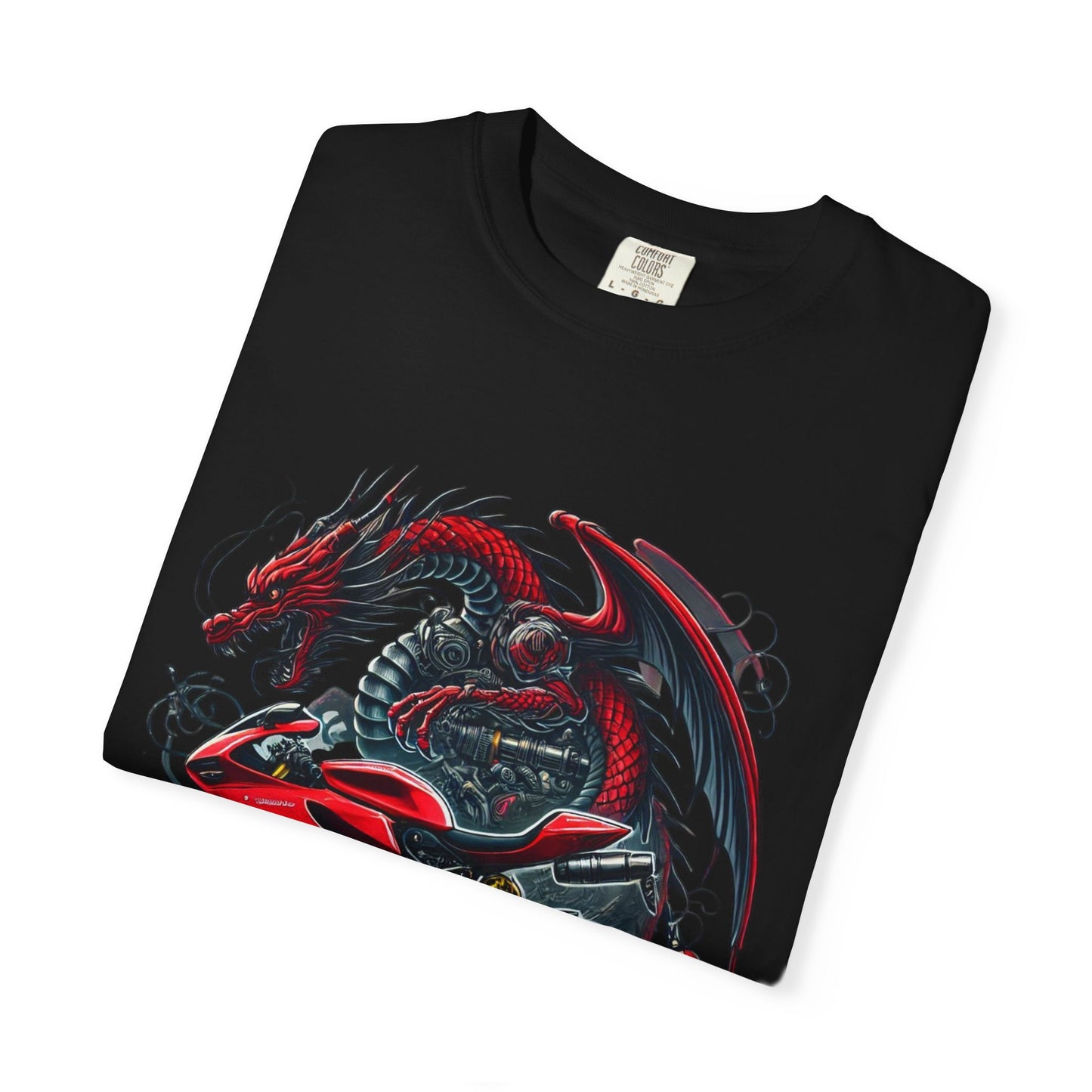 Ducati Red Dragon Tee – Fire Meets Fury on Two Wheels