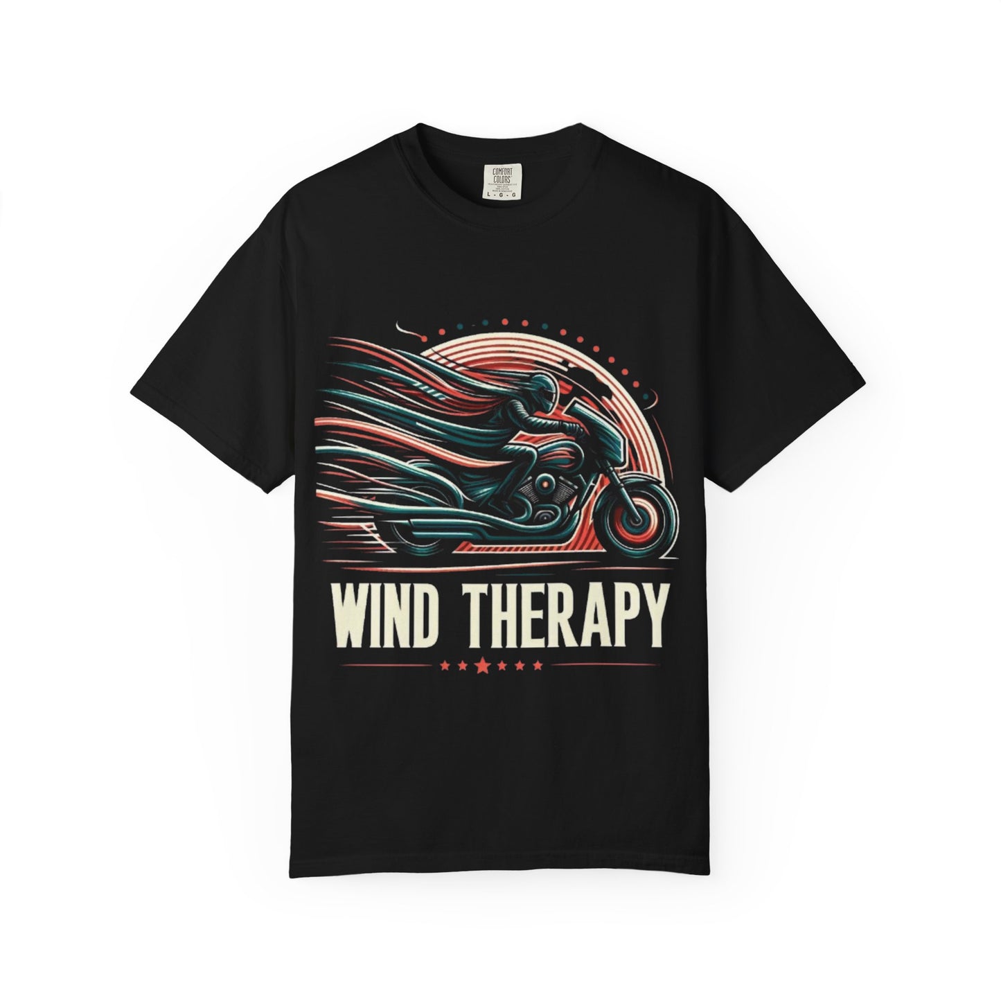 Wind Therapy – Vintage Motorcycle Biker T-Shirt for True Road Souls