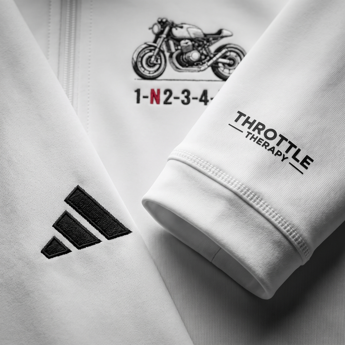 Embroidered Racing Motorcycle Quarter-UV Protection Riding Layer