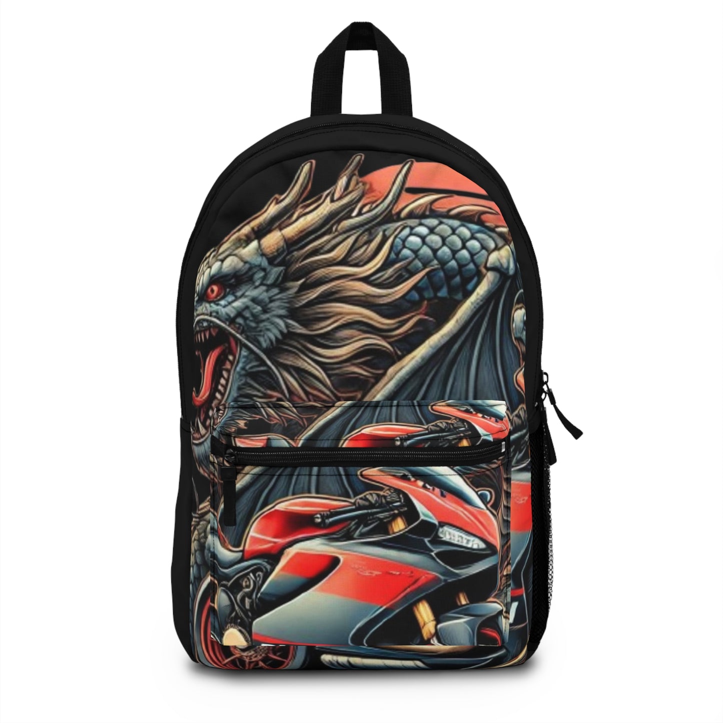 Ducati vs. Dragons – Panigale V4 Inspired Outlaw Biker BackPack