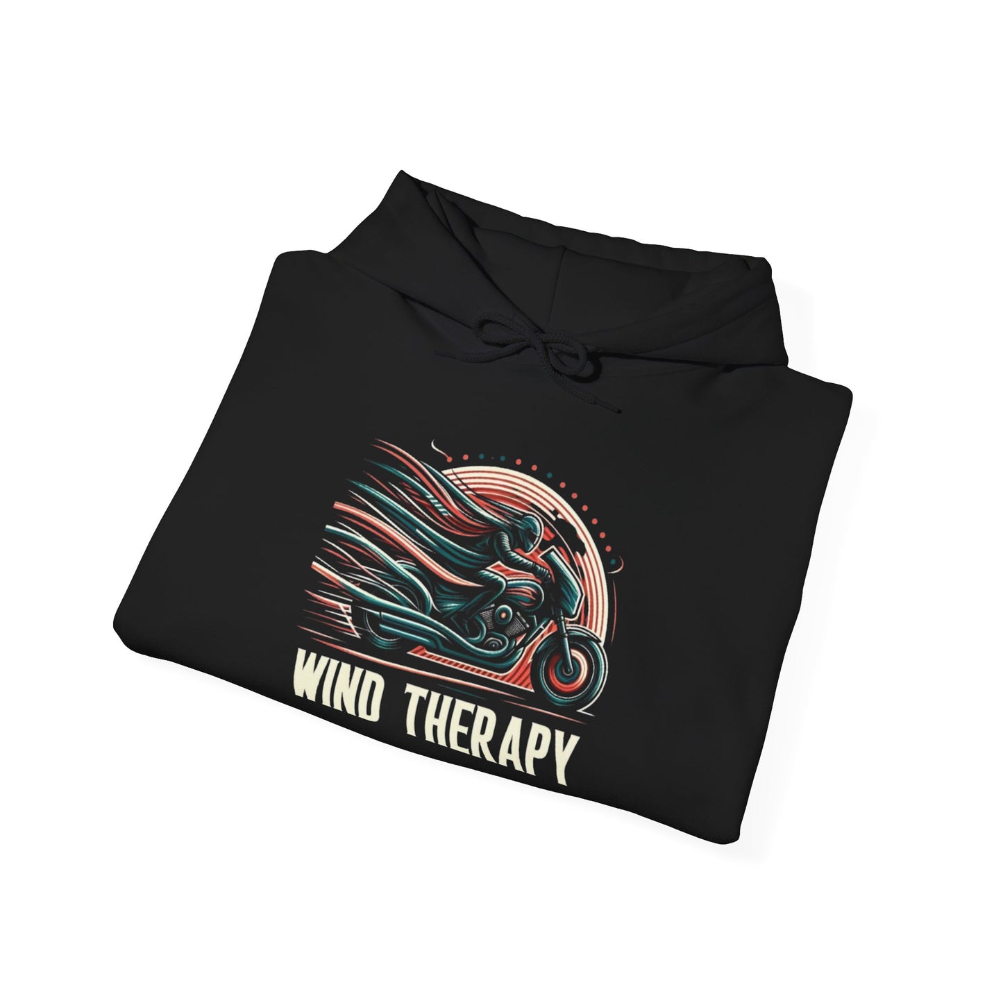 Motorcycle Wind Therapy Sweatshirt, Unisex Hoodie, Biker Gift, Outdoor Adventure Clothing, Relaxation Apparel, Cozy Layering