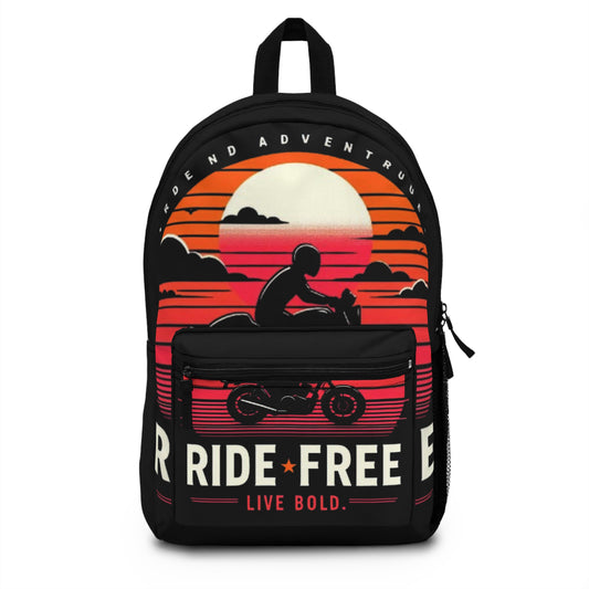 Ride Free Sunset BackPack – Live Bold. Ride Forever.