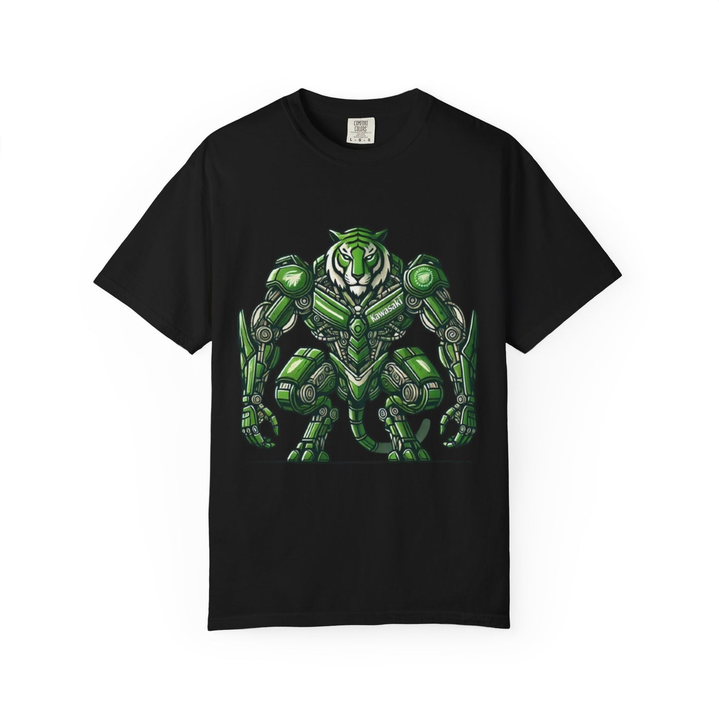 Mechanical Tiger Power – Kawasaki Z900 / H2R Inspired Outlaw Biker T-Shirt
