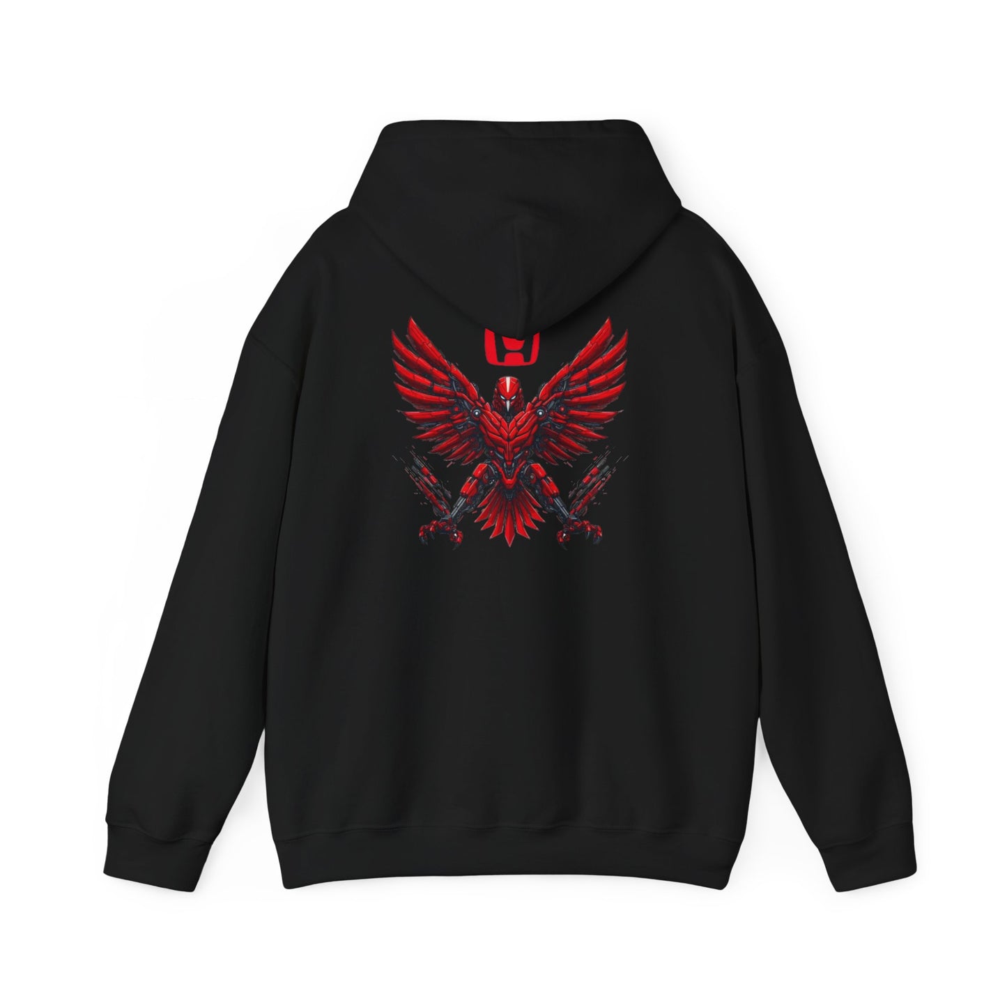 🔥 Red Hawk Honda Power – Honda CBR 1000RR Inspired Outlaw Biker Hoodie