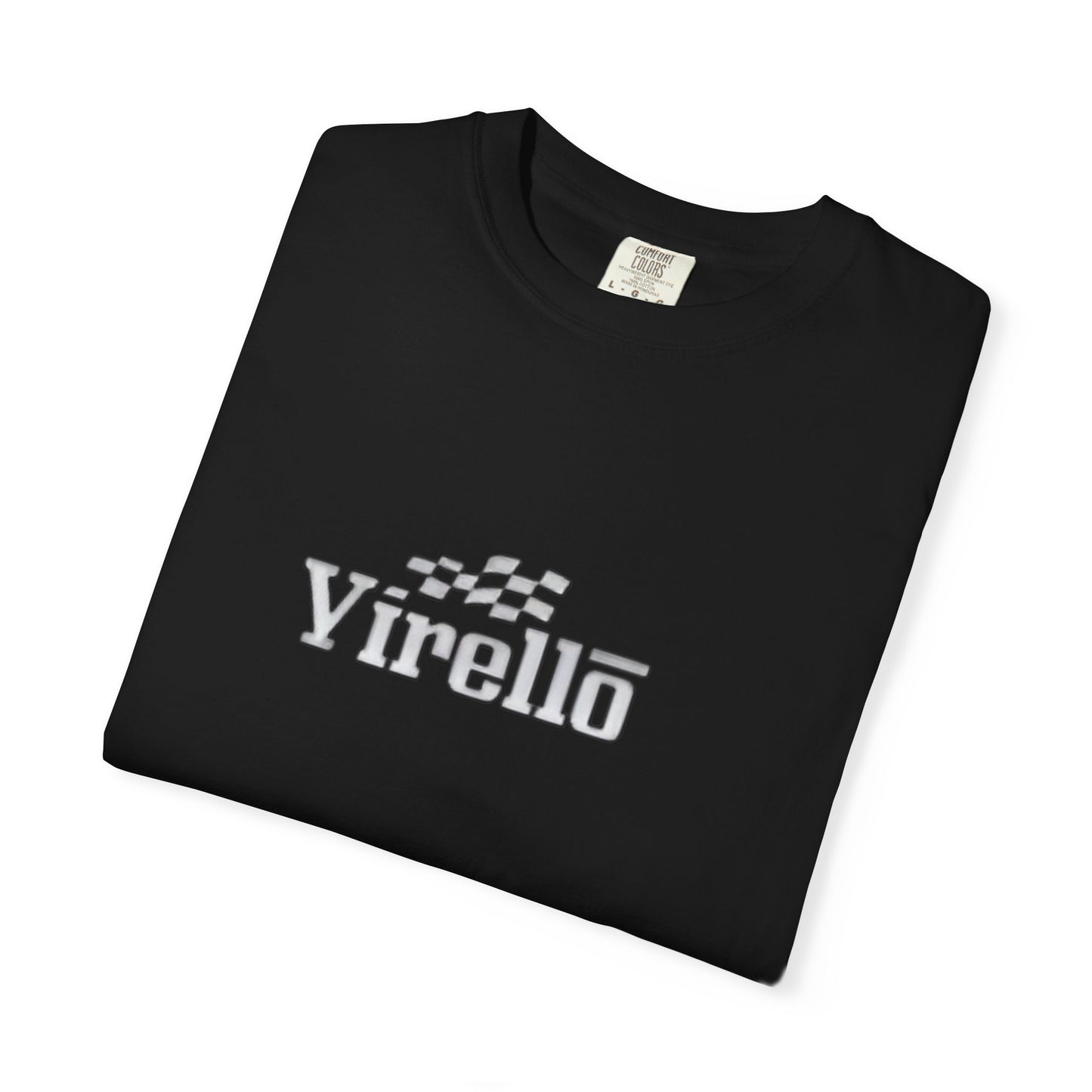 Motorcycle T-Shirt — Red Sportbike Graphic Tee (Yirella logo)