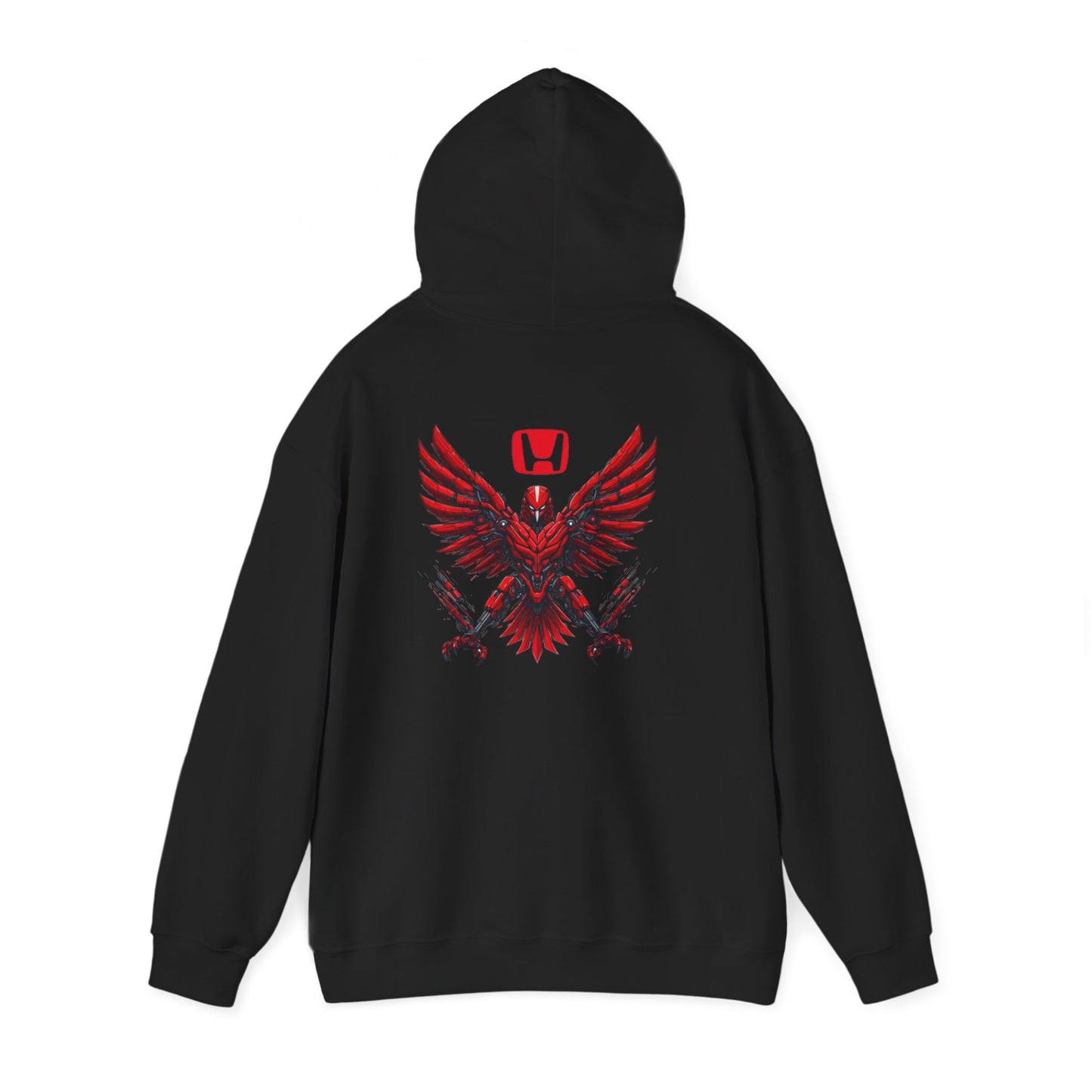 🔥 Red Hawk Honda Power – Honda CBR 1000RR Inspired Outlaw Biker Hoodie