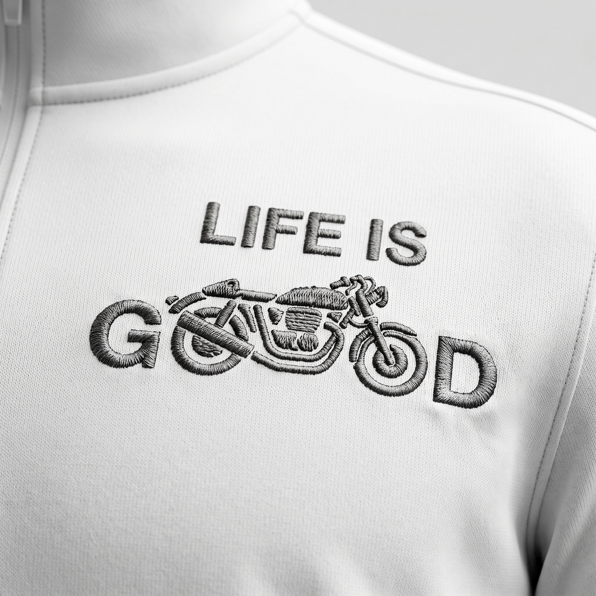 "Life is Good" The Open-Throttle UPF 50+ Highway Shield