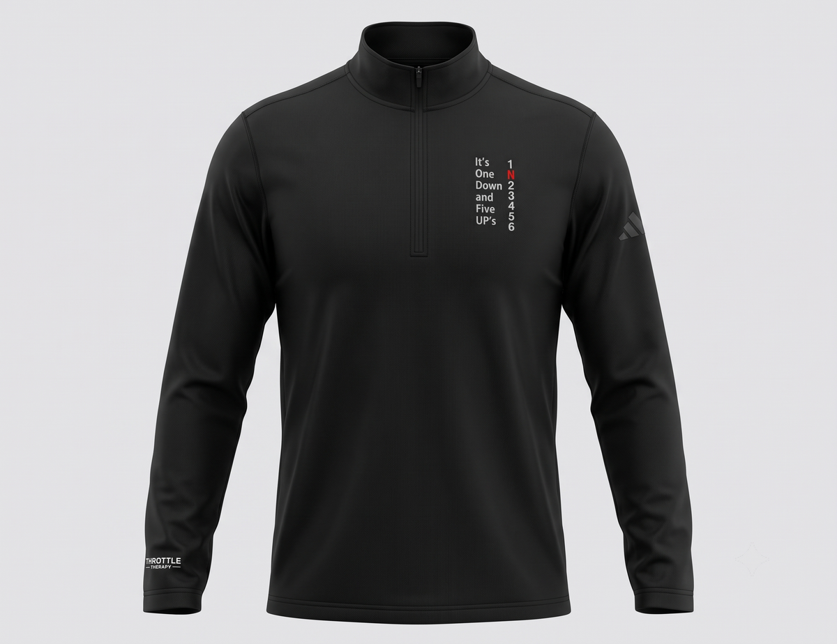 Throttle Therapy "1 Down 5 Up" Moto Quarter-Zip UV protection Riding Layer