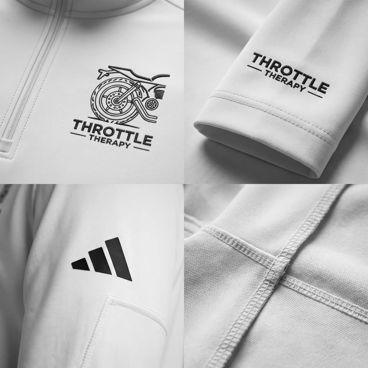 Adidas + Throttle Therapy UPF 50+ UV Protection Riding Layer