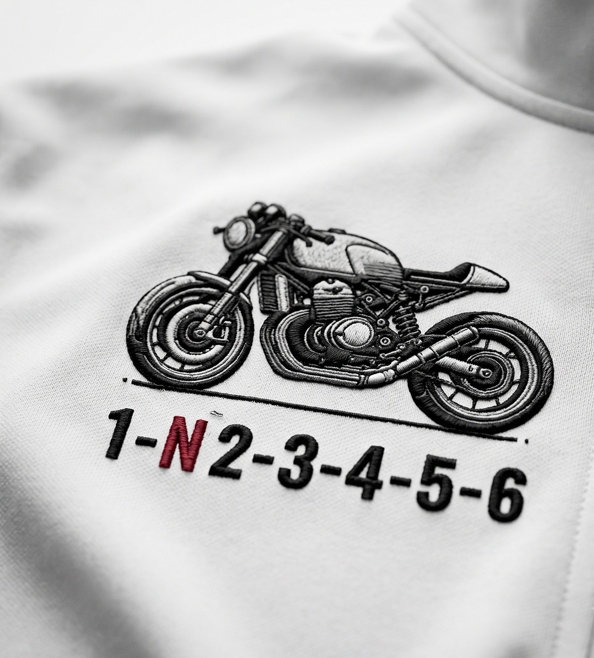 Embroidered Racing Motorcycle Quarter-UV Protection Riding Layer