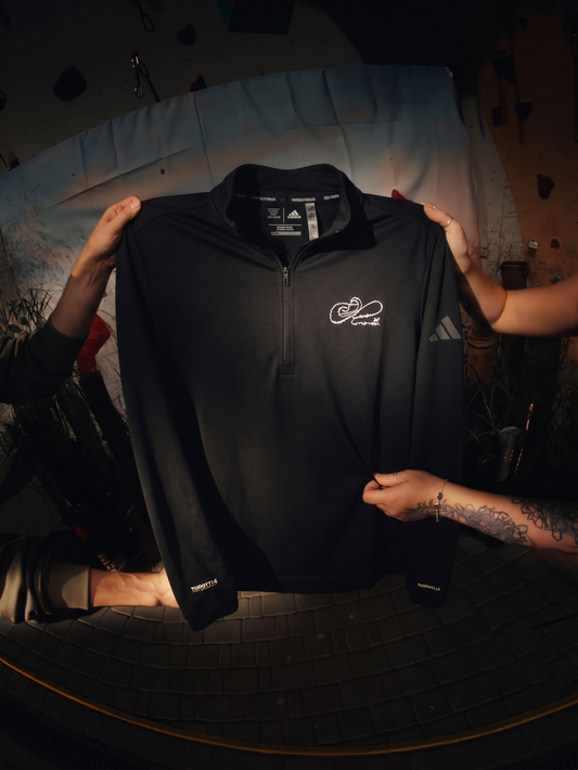 The "Ready to Race" UPF 50+ Quarter-Zip Sun Protective Motorcycle Base Layer