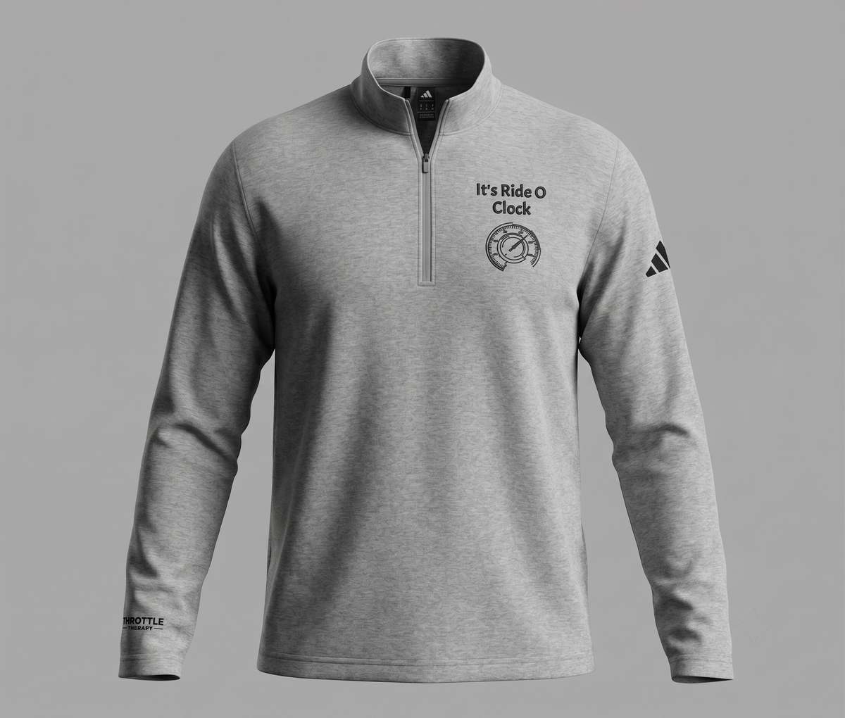 Adidas + Throttle Therapy "It's Ride O Clock" UV Protection Riding Layer