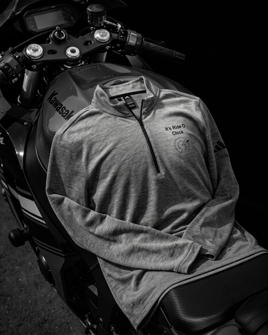 Adidas + Throttle Therapy "It's Ride O Clock" UV Protection Riding Layer