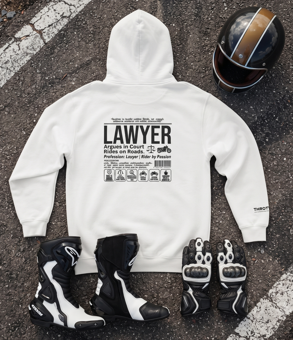 The Closing Argument Hoodie — Funny Legal Profession Hoodie with 'LAWYER' Design