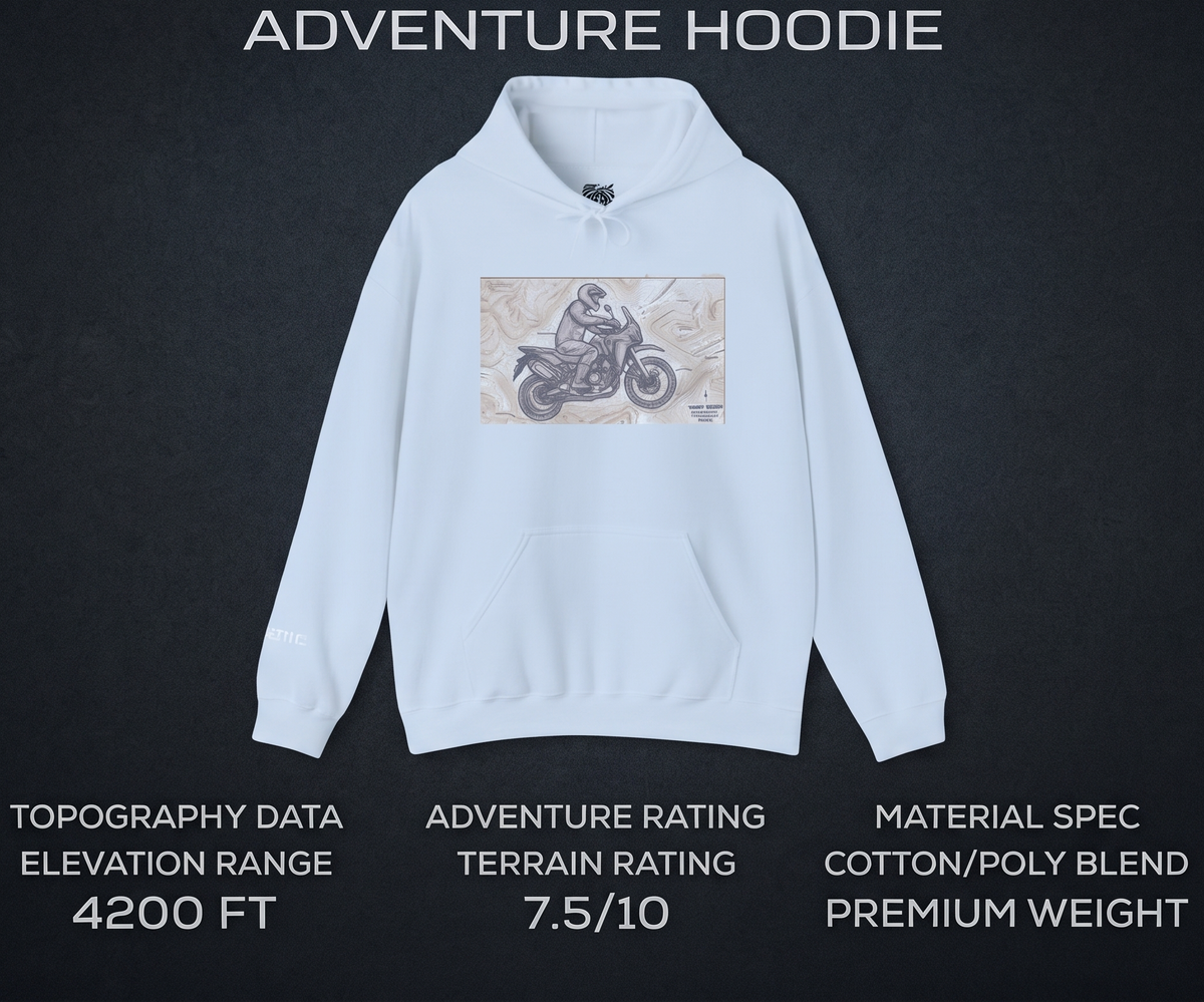 The Open Road Premium Biker Fleece Hoodie