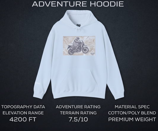 The Open Road Premium Biker Fleece Hoodie