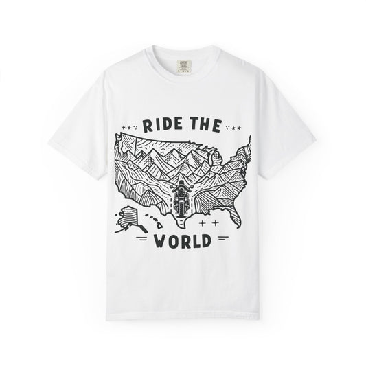 Ride the World Tee – For Those Born to Roam