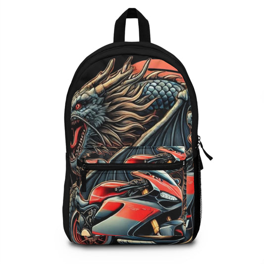 Ducati vs. Dragons – Panigale V4 Inspired Outlaw Biker BackPack