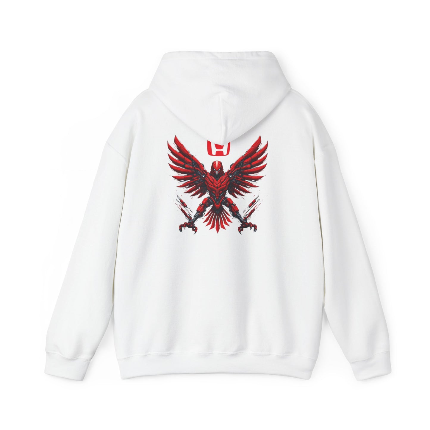 🔥 Red Hawk Honda Power – Honda CBR 1000RR Inspired Outlaw Biker Hoodie