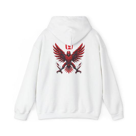 🔥 Red Hawk Honda Power – Honda CBR 1000RR Inspired Outlaw Biker Hoodie