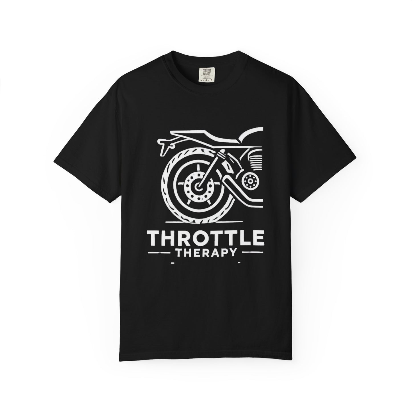 Throttle Therapy – Vintage Motorcycle Biker T-Shirt for True Riders