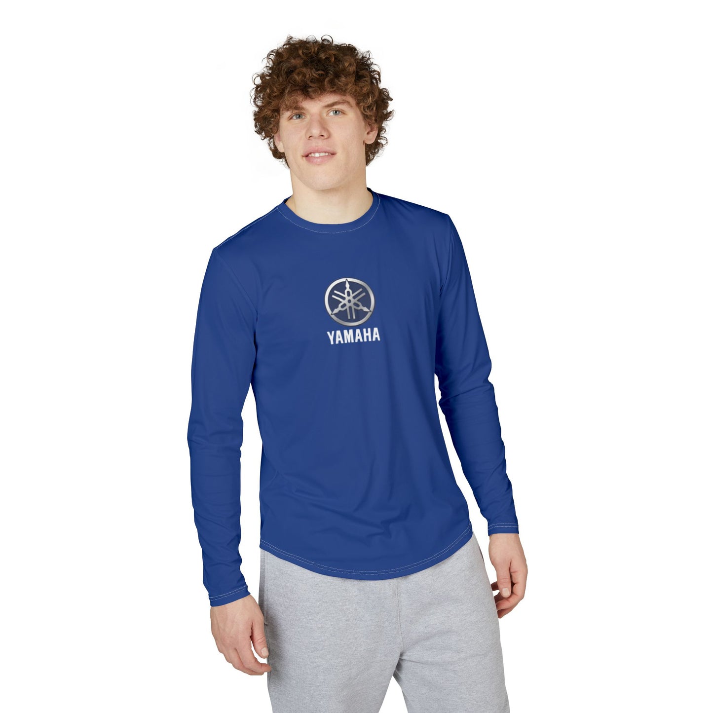 Yamaha Men’s Performance UV Riding Gear – Premium Blue