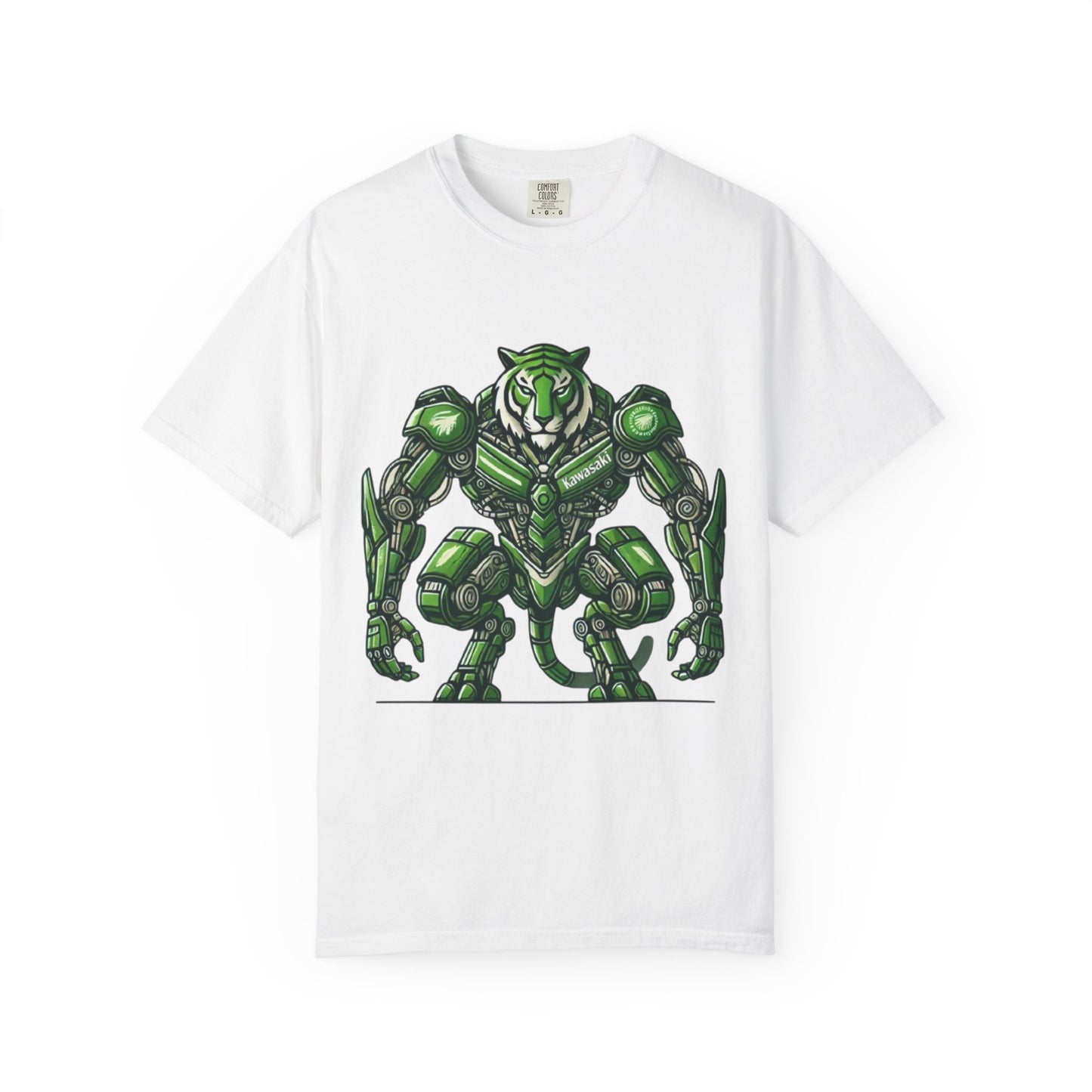 Mechanical Tiger Power – Kawasaki Z900 / H2R Inspired Outlaw Biker T-Shirt