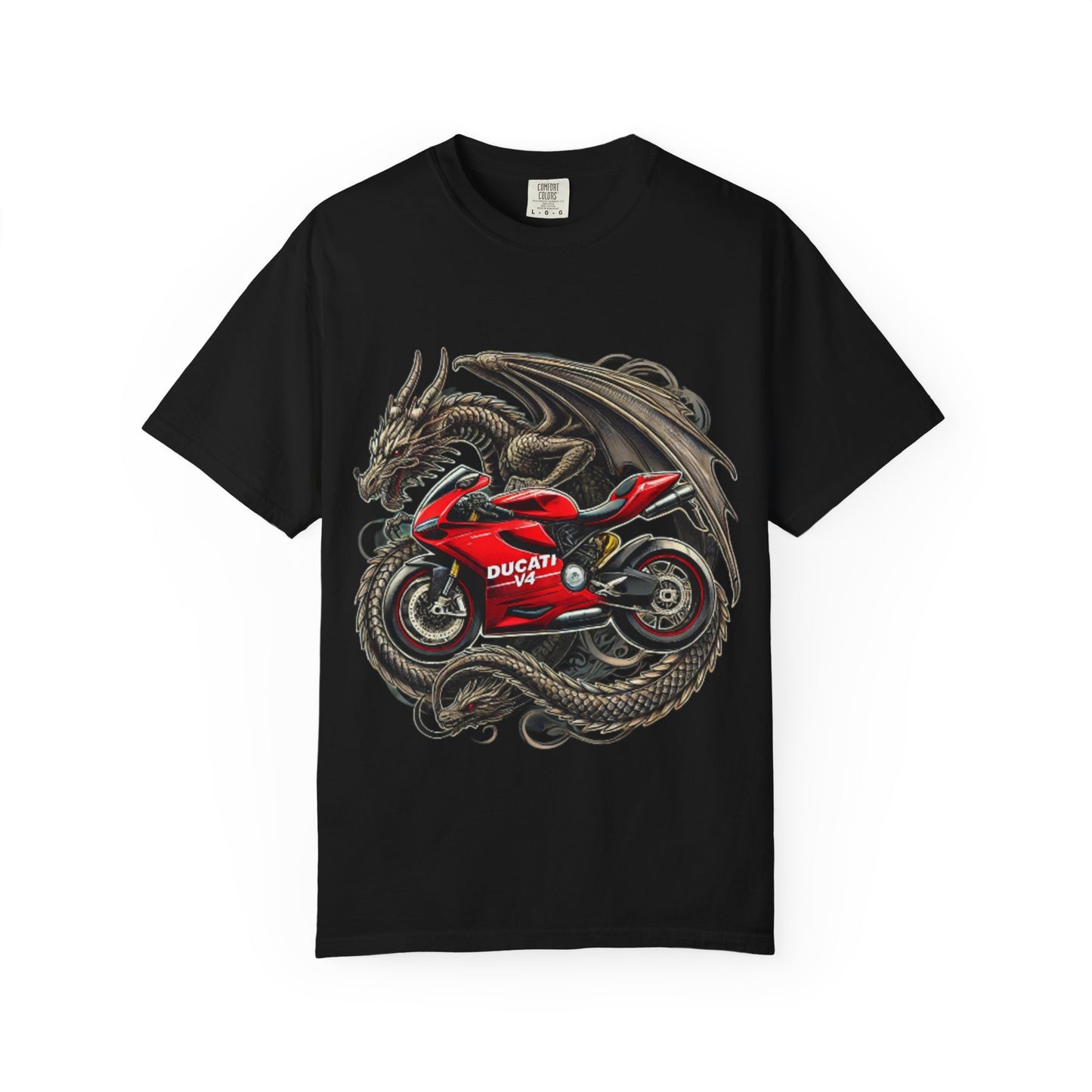 Ducati V4 x Dragon Fury Tee – For the Fire-Breathing Rider